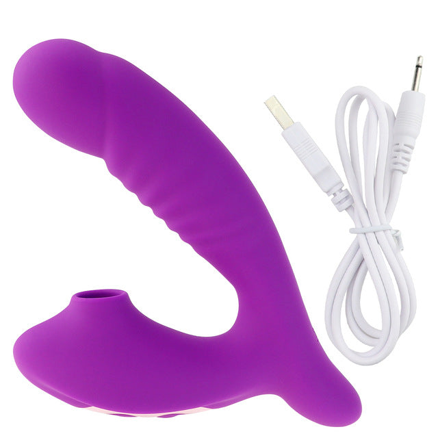 Clit Sucking Vibrator (2 in 1) Toy for Women Pleasure With Different Frequencies Adult Sex Toy Store - SexxToys.Shop