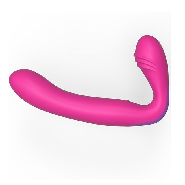 Strapon Dildo Vibrator with Double Motor Anal Clitoris Vaginal G-spot Massager For Women Adult Sex Toy Store - SexxToys.Shop