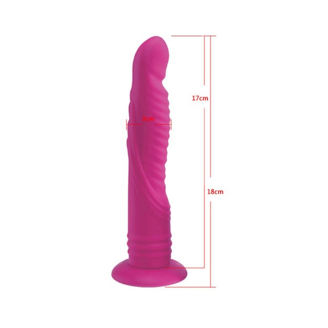 7 Speeds Realistic Vibrator Silicone Strap on Dildo Suction Cup Anal Butt Plug For Women Adult Sex Toy Store - SexxToys.Shop