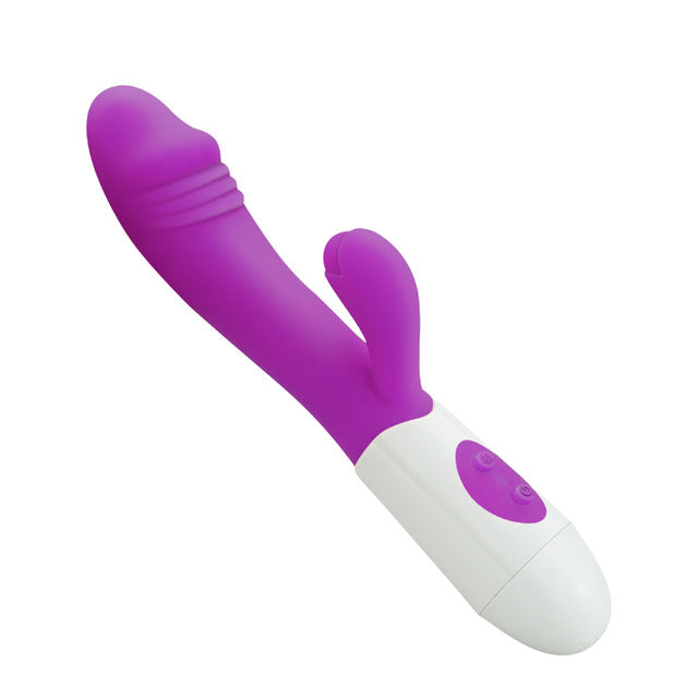 G Spot Dildo Rabbit Vibrator Dual Vibration Silicone Waterproof Vagina Clit For Women Adult Sex Toy Store - SexxToys.Shop