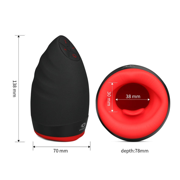 Masturbator Intimate Silicone Automatic Heating Vibrator Male Penis Training Machine For Men Adult Sex Toy Store - SexxToys.Shop