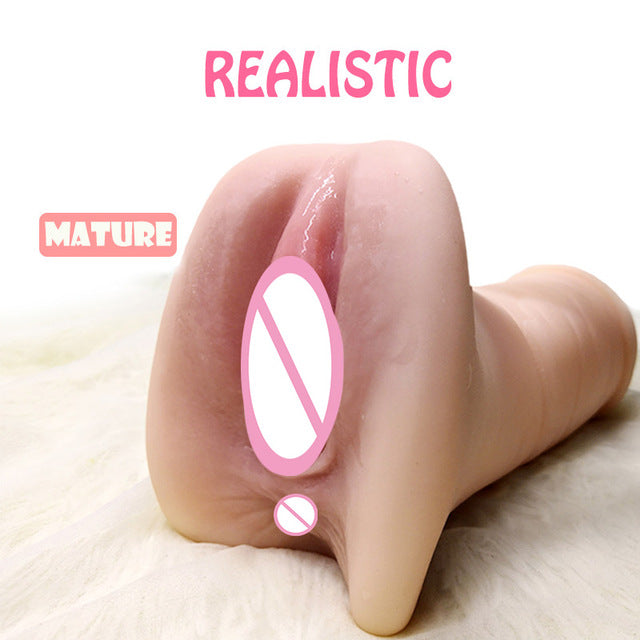 Real Pussy Male Masturbator Realistic Vagina Silicone Pocket Pussy Sex Virgin Sucking Cup For Men Adult Sex Toy Store - SexxToys.Shop