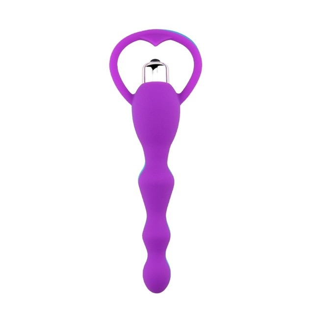 Anal Vibrator Anal Beads Vibrator Prostate Massage Smooth Butt Silicone Butt Plug Adult Sex Toy Store - SexxToys.Shop