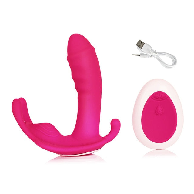 Wear Dildo Vibrator Orgasm Masturbator G-Spot Clit Stimulater Remote Control Panties Vibrator For Women Adult Sex Toy Store - SexxToys.Shop