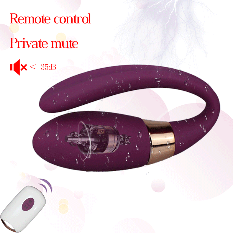 U-Shape Wireless Erotic G-Spot Vibrator Anal Bullet Clit Massager For Women Adult Sex Toy Store - SexxToys.Shop