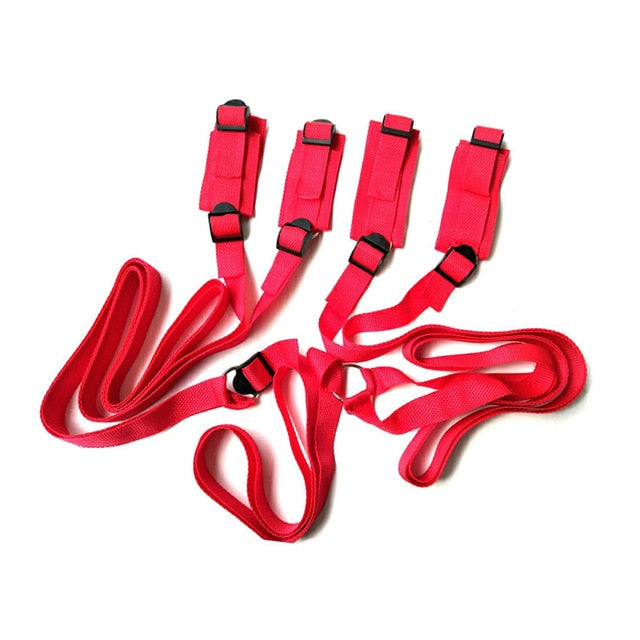 BDSM For Woman Couples Handcuffs Bondage Set Under Bed Restraint Strap System Adults Wrists & Ankle Cuffs Adult Sex Toy Store - SexxToys.Shop