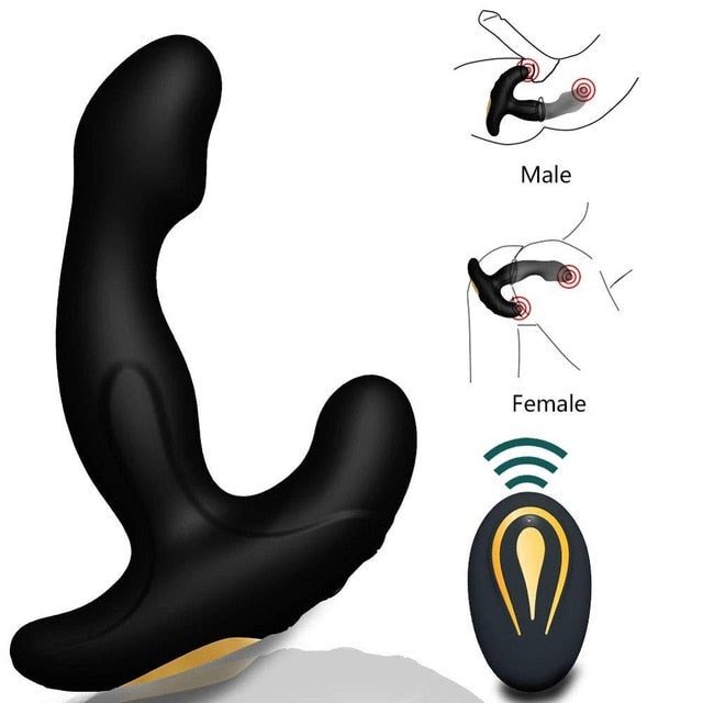 Prostate Stimulator Vibrator Prostate Massager Dildo Anal Plugs Silicone Wireless Vibrator Adult Sex Toy Store - SexxToys.Shop