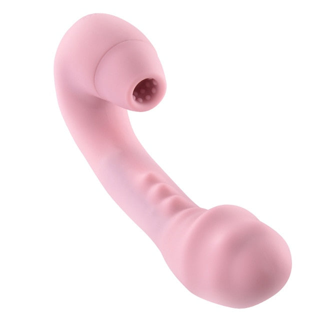 Heating Dildo Sucking U-Shape Vibrator G-Spot Stimulator For Women Adult Sex Toy Store - SexxToys.Shop