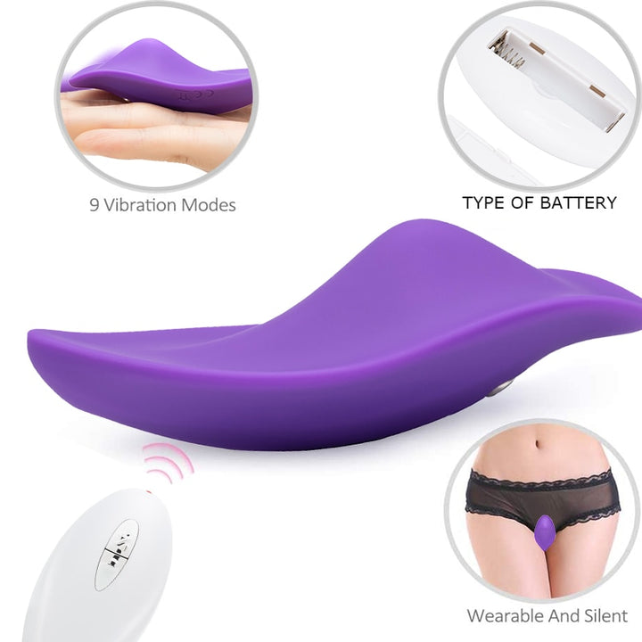 Vibrating Panties Wearable Remote Controlled G-Spot Vibrator Clit Stimulator For Women Adult Sex Toy Store - SexxToys.Shop