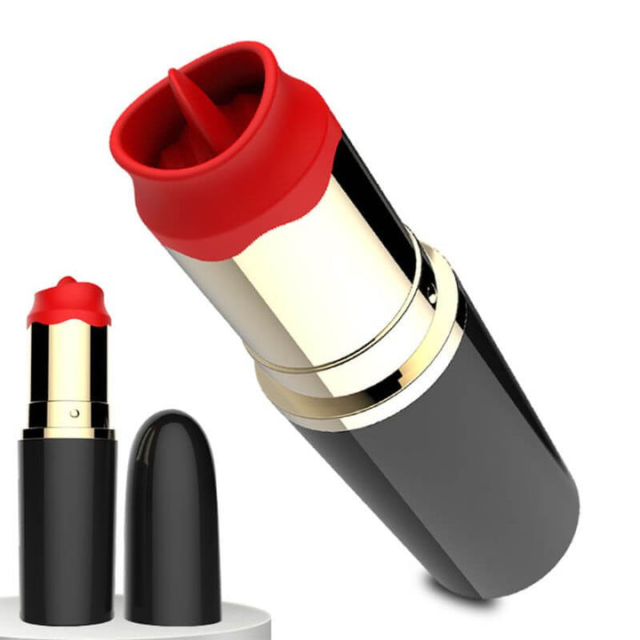 10 Speed Mini Tongue Lipstick Vibrator Clitoris Stimulator Nipple Massage Bullet For Women Adult Sex Toy Store - SexxToys.Shop