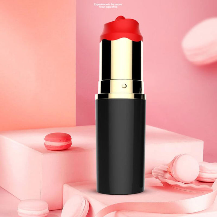 10 Speed Mini Tongue Lipstick Vibrator Clitoris Stimulator Nipple Massage Bullet For Women Adult Sex Toy Store - SexxToys.Shop