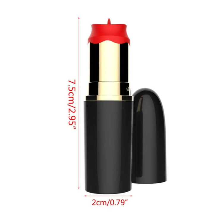 10 Speed Mini Tongue Lipstick Vibrator Clitoris Stimulator Nipple Massage Bullet For Women Adult Sex Toy Store - SexxToys.Shop