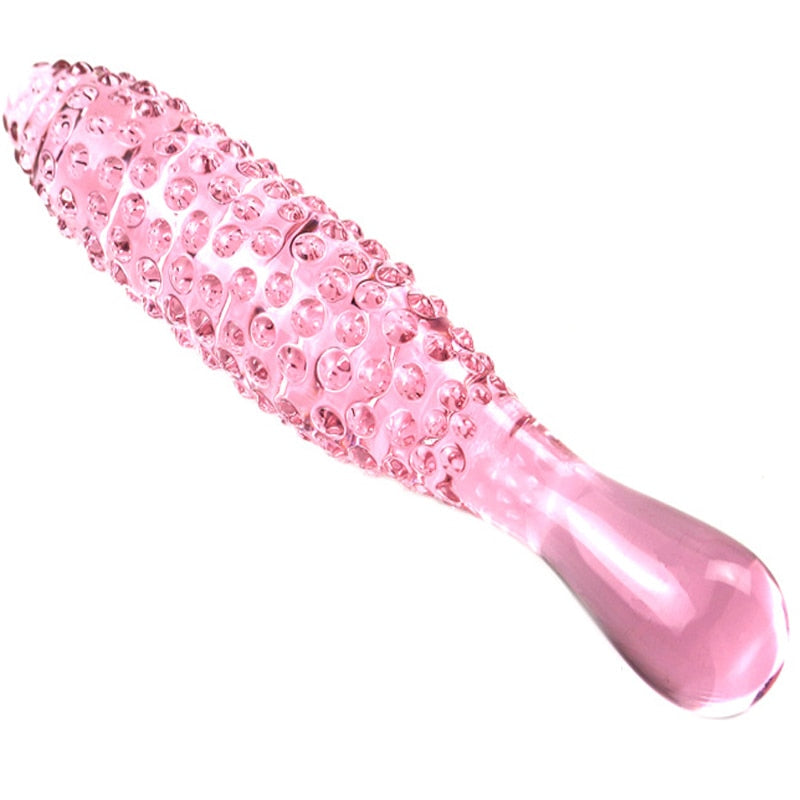 Double Head Big Butt Plug Anal Dildo Pyrex Crystal Glass Prostate Magic Wand For Men or Women Adult Sex Toy Store - SexxToys.Shop