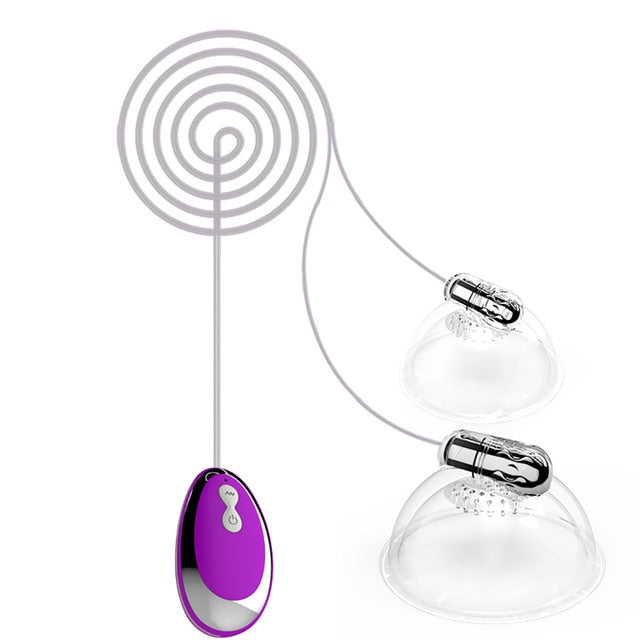 ABS Nipple Sucker Vibrator Electric Breast Pump Enlarger For Women Adult Sex Toy Store - SexxToys.Shop