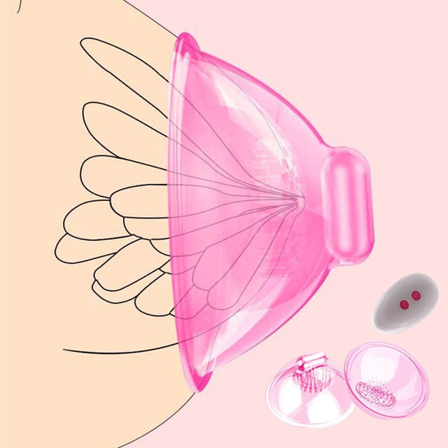 ABS Nipple Sucker Vibrator Electric Breast Pump Enlarger For Women Adult Sex Toy Store - SexxToys.Shop