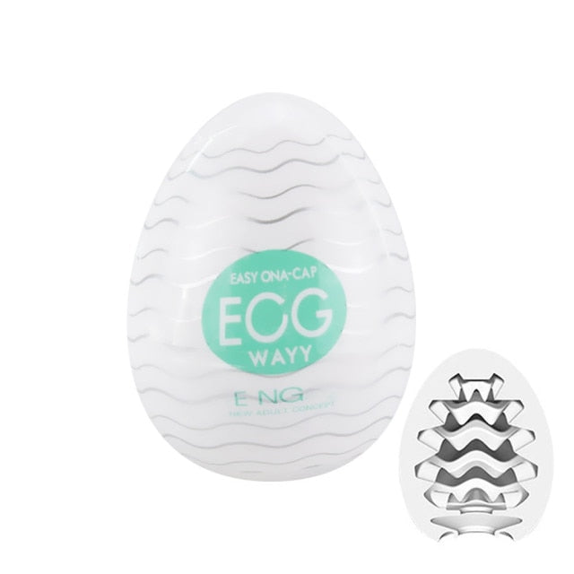 New Male Masturbator Egg Cup Erotic Sex Toy Pocket Pussy Vagina - WAVY Adult Sex Toy Store - SexxToys.Shop