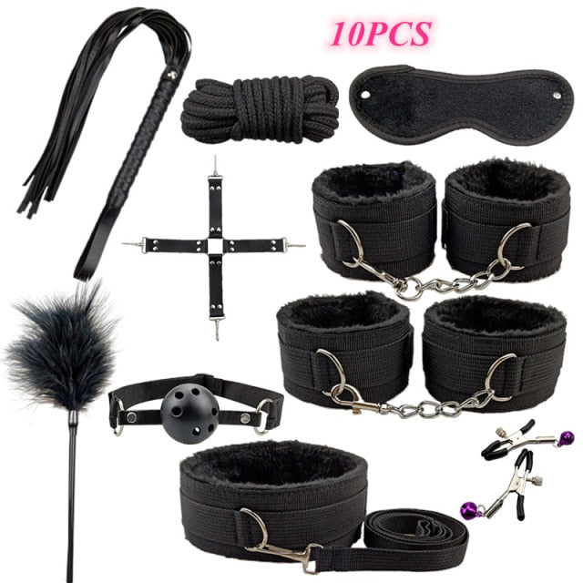 BDSM Adult Games Sex Toys G Spot Dildo Vibrator Butt Anal Plug Whip Kits Bondage Gear For Men or Women Adult Sex Toy Store - SexxToys.Shop