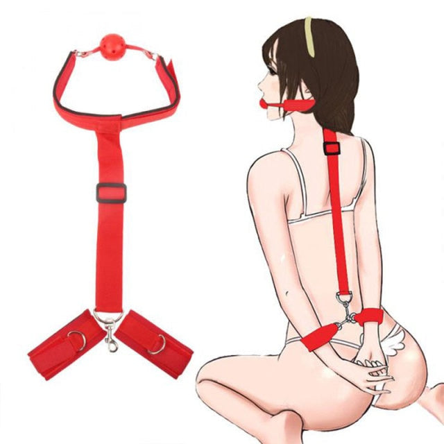 BDSM Slave Sex Toys Restraint Handcuffs Bondage Set For Couple Adult Game Sex Products Erotic Accessories For Men or Women Adult Sex Toy Store - SexxToys.Shop