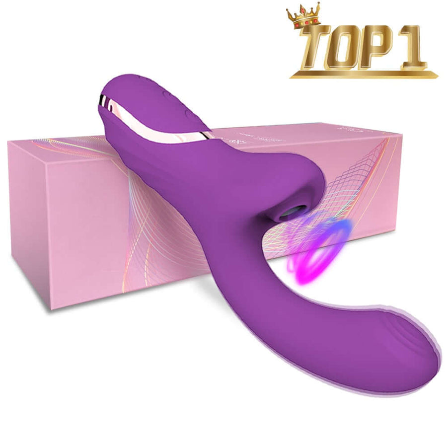 Clit Sucker Vibrator Vacuum G-spot Stimulator Dildo | SexxToys.Shop