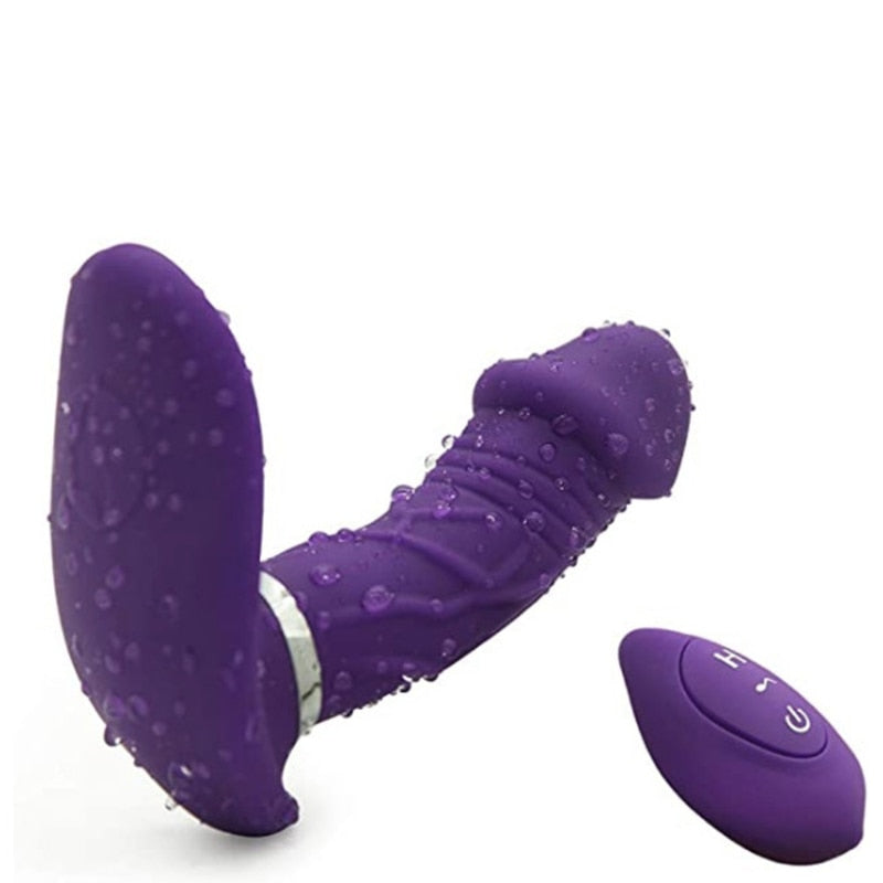 7 Frequencies Vibrator Female Wearable Masturbator G-Spot Clit Stimulation Dildo For Women Adult Sex Toy Store - SexxToys.Shop