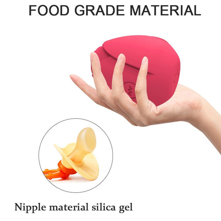 Rose Lotus Sucking Vibration Masturbator Clitoris G-Spot Vagina Silicone Vibrator For Women Adult Sex Toy Store - SexxToys.Shop