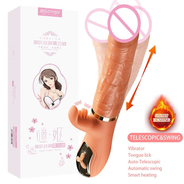New Model Strong Dildo Vibrator G-Spot Rabbit Vibrator Clitoris Stimulator Vaginal Massager Masturbator For Women Adult Sex Toy Store - SexxToys.Shop